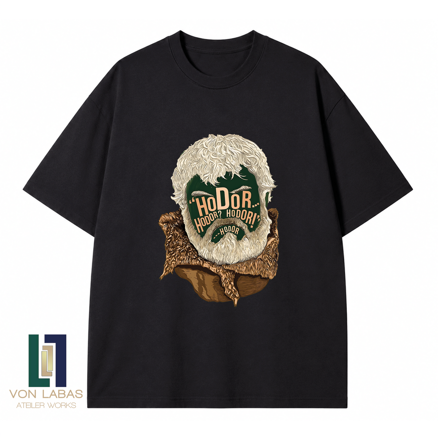 Game Of Thrones Hodor Baskılı Oversize T-Shirt
