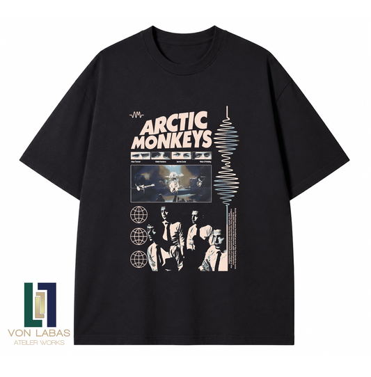 Arctic Monkeys Live Baskılı Oversize T-Shirt