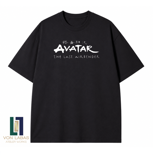 Avatar The Last Airbender Baskılı Oversize T-Shirt