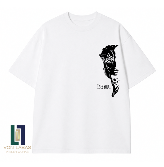 Avatar I See You Baskılı Oversize T-Shirt
