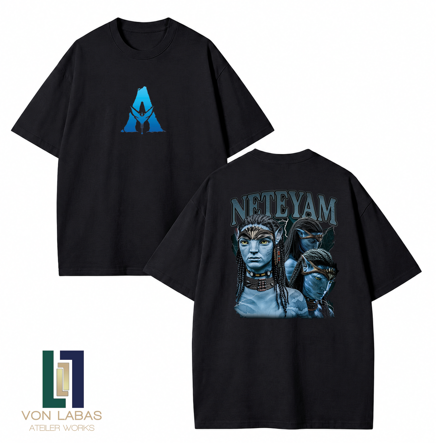 Avatar Neteyam Baskılı Oversize T-Shirt