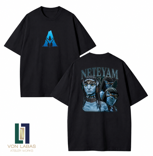 Avatar Neteyam Baskılı Oversize T-Shirt