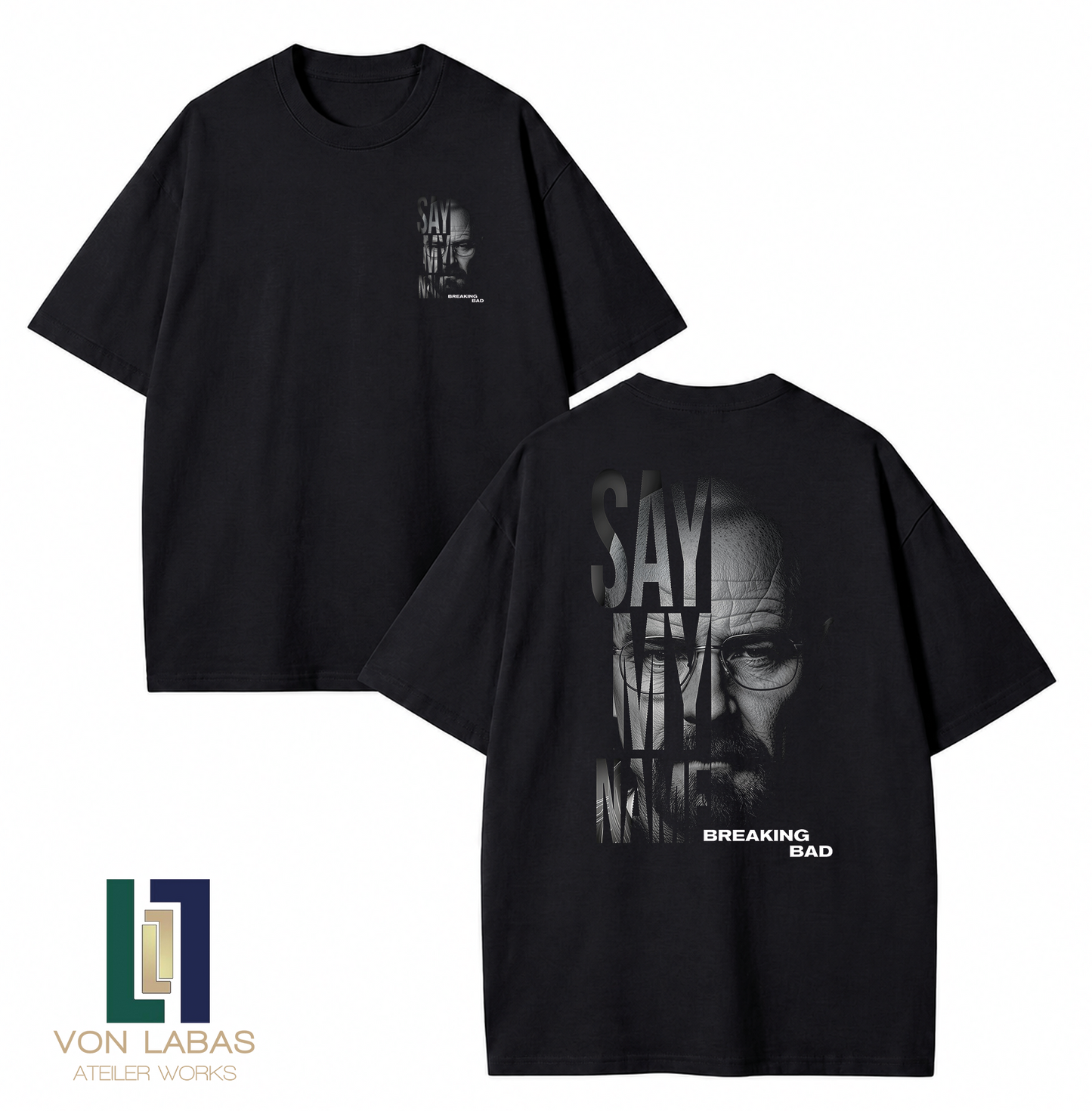 Breaking Bad Say My Name Baskılı Oversize T-Shirt