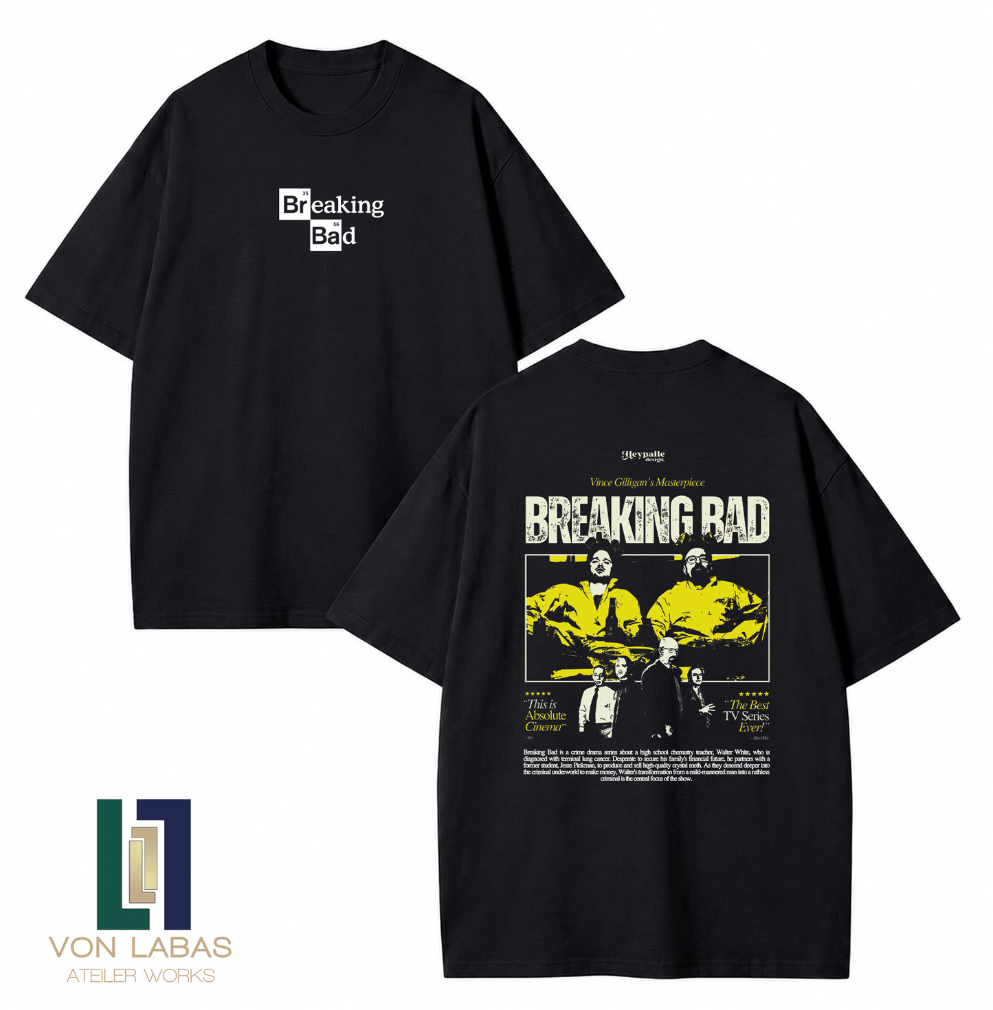 Breaking Bad Masterpiece Baskılı Oversize T-Shirt