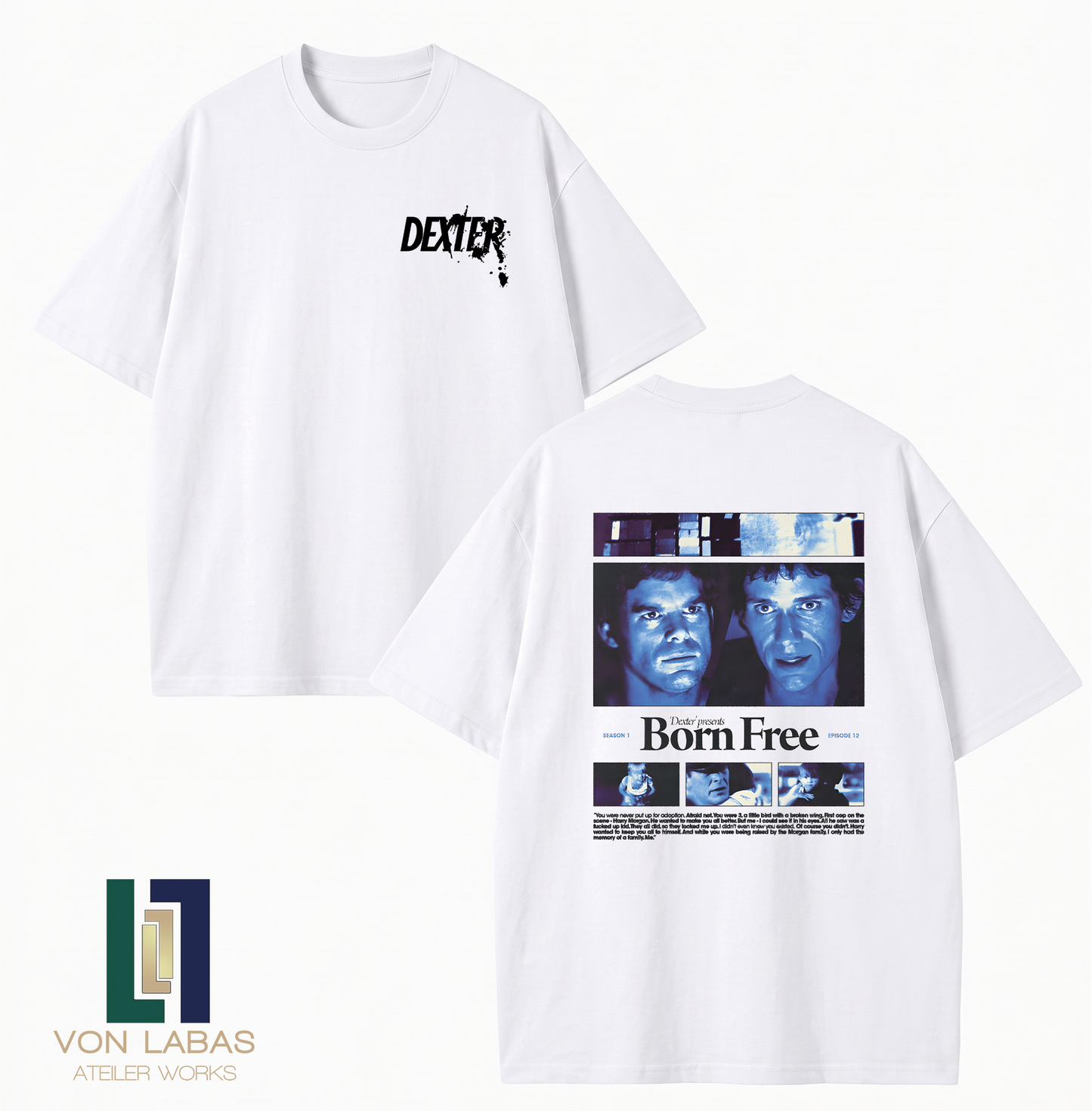 Dexter Baskılı Oversize T-Shirt