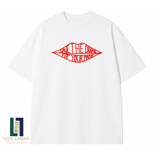 Friends Save The Drama Baskılı Oversize T-Shirt