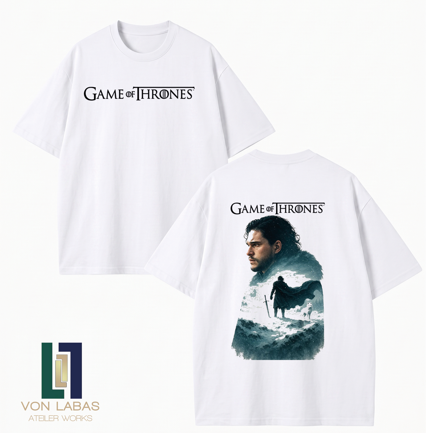 Game Of Thrones Kışa Doğru Baskılı Oversize T-Shirt