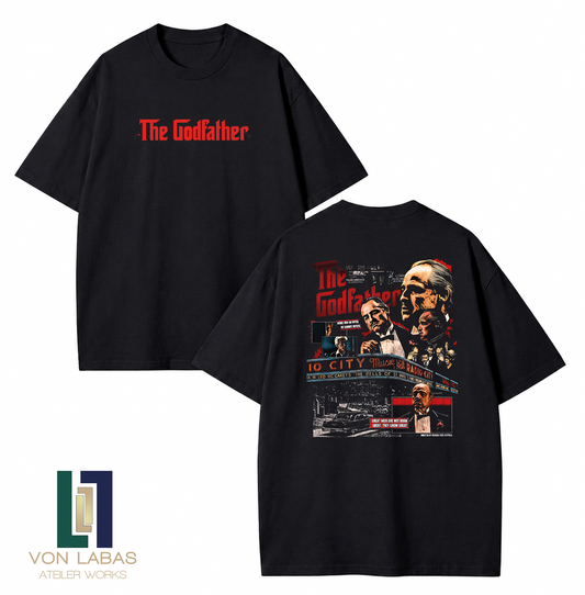 The Godfather Baskılı Oversize T-Shirt