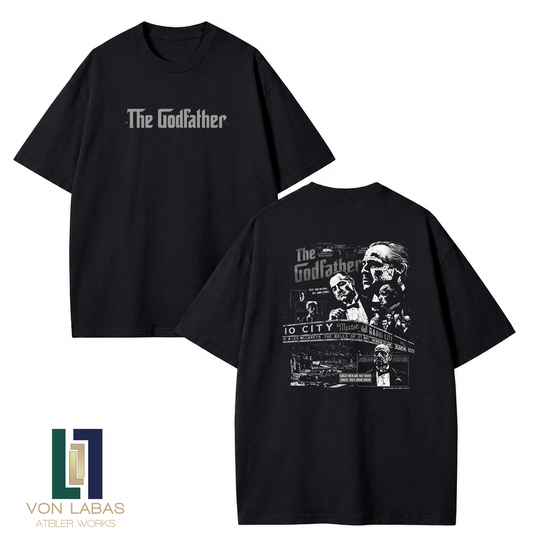The Godfather Baskılı Oversize T-Shirt