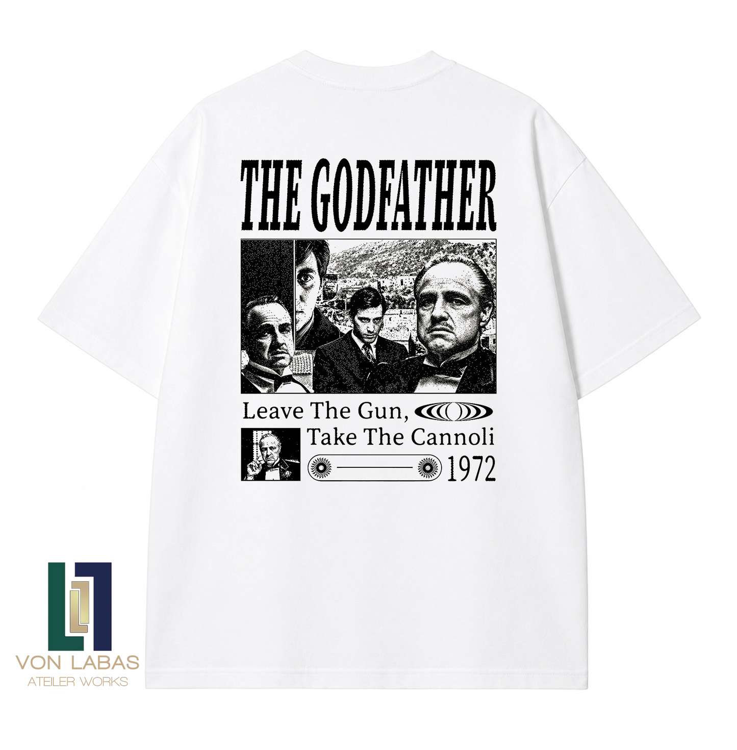 The Godfather Baskılı Oversize T-Shirt