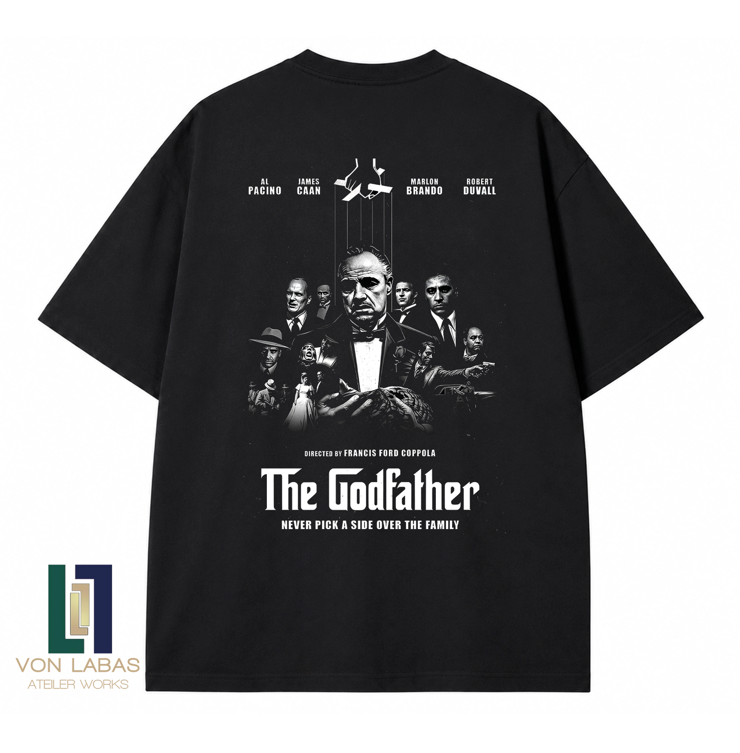 The Godfather Baskılı Oversize T-Shirt