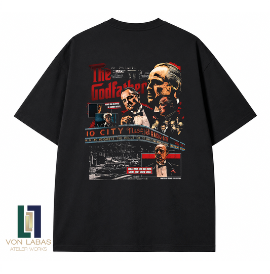 The Godfather Baskılı Oversize T-Shirt