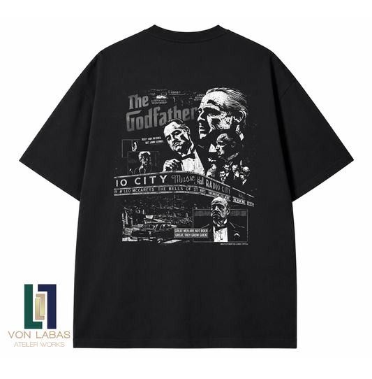 The Godfather Baskılı Oversize T-Shirt