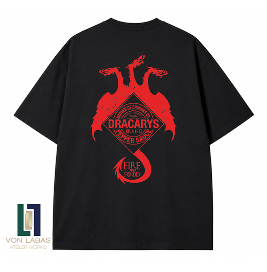 House Of The Dragon Dracarys Baskılı Oversize T-Shirt