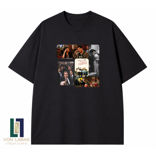 How I Met Your Mother Kolaj Baskılı Oversize T-Shirt
