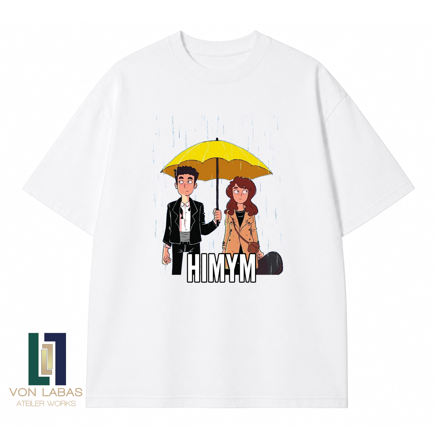 How I Met Your Mother Şemsiye Baskılı Oversize T-Shirt