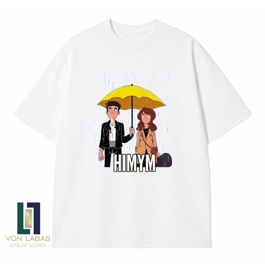 How I Met Your Mother Şemsiye Baskılı Oversize T-Shirt