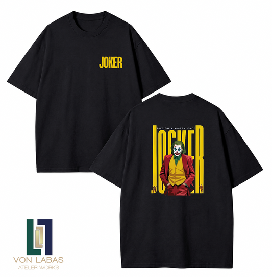 Joker Baskılı Oversize T-Shirt