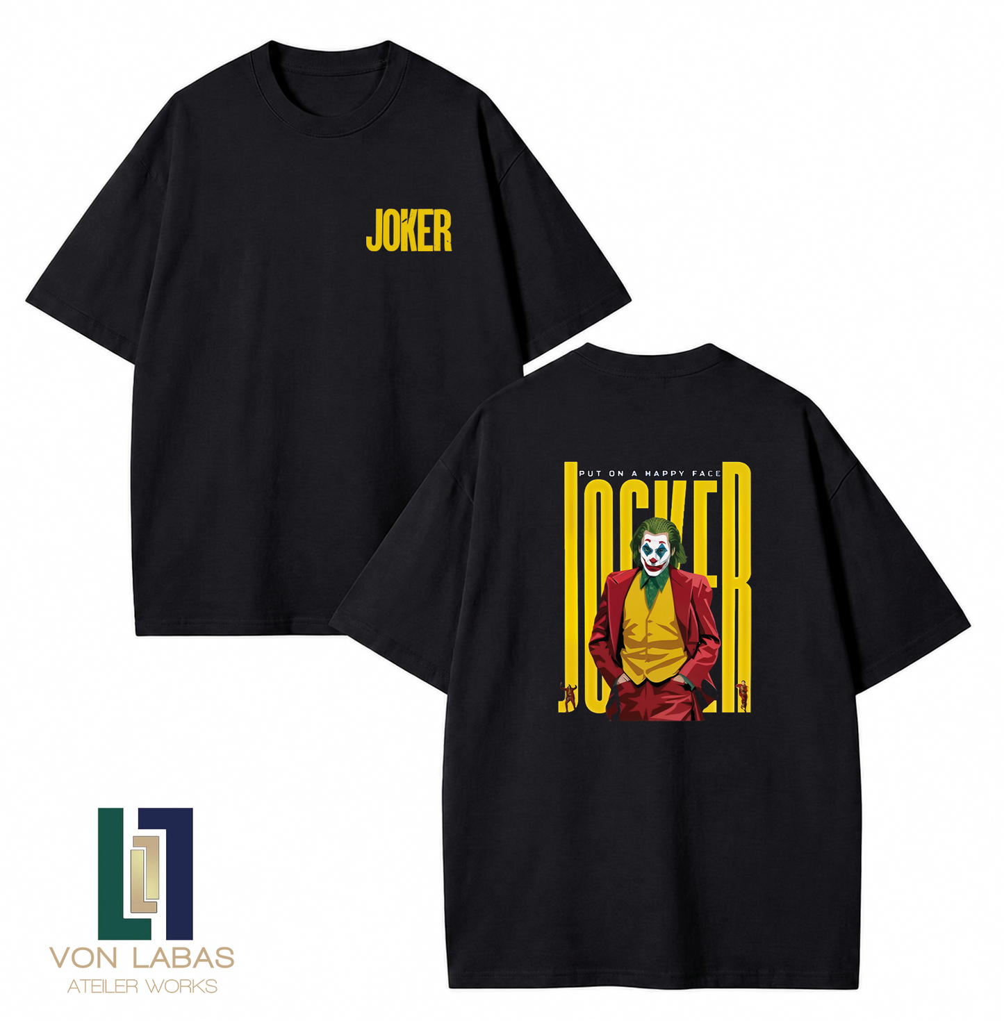 Joker Baskılı Oversize T-Shirt