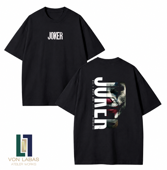 Joker Baskılı Oversize T-Shirt