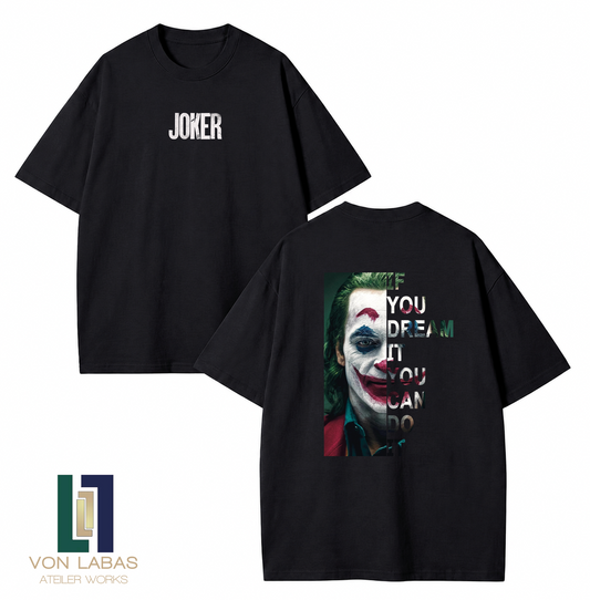 Joker Baskılı Oversize T-Shirt