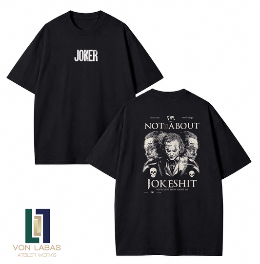 Joker Baskılı Oversize T-Shirt