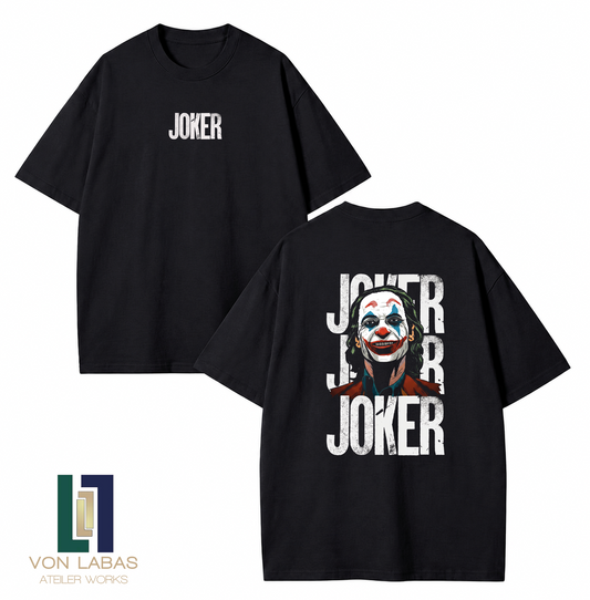 Joker Baskılı Oversize T-Shirt