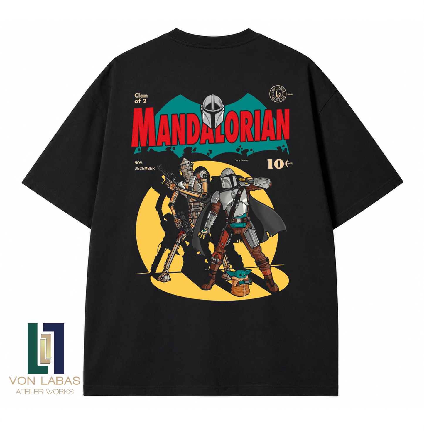 The Mandalorian Baskılı Oversize T-Shirt