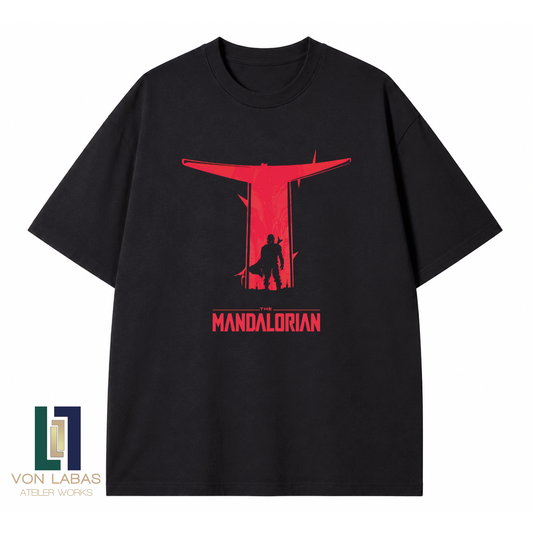 The Mandalorian Baskılı Oversize T-Shirt