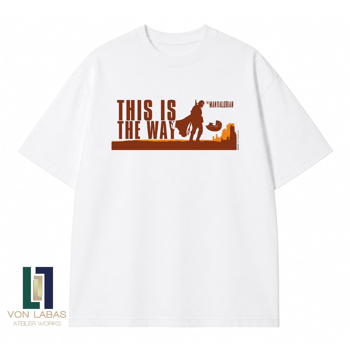 The Mandalorian Baskılı Oversize T-Shirt