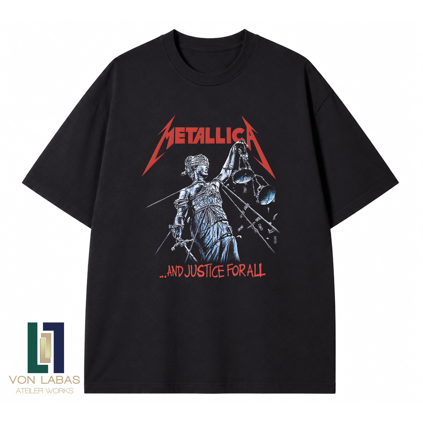 Metallica Baskılı Oversize T-Shirt