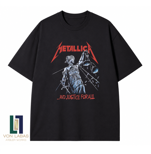 Metallica Baskılı Oversize T-Shirt