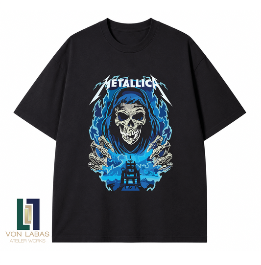 Metallica Baskılı Oversize T-Shirt