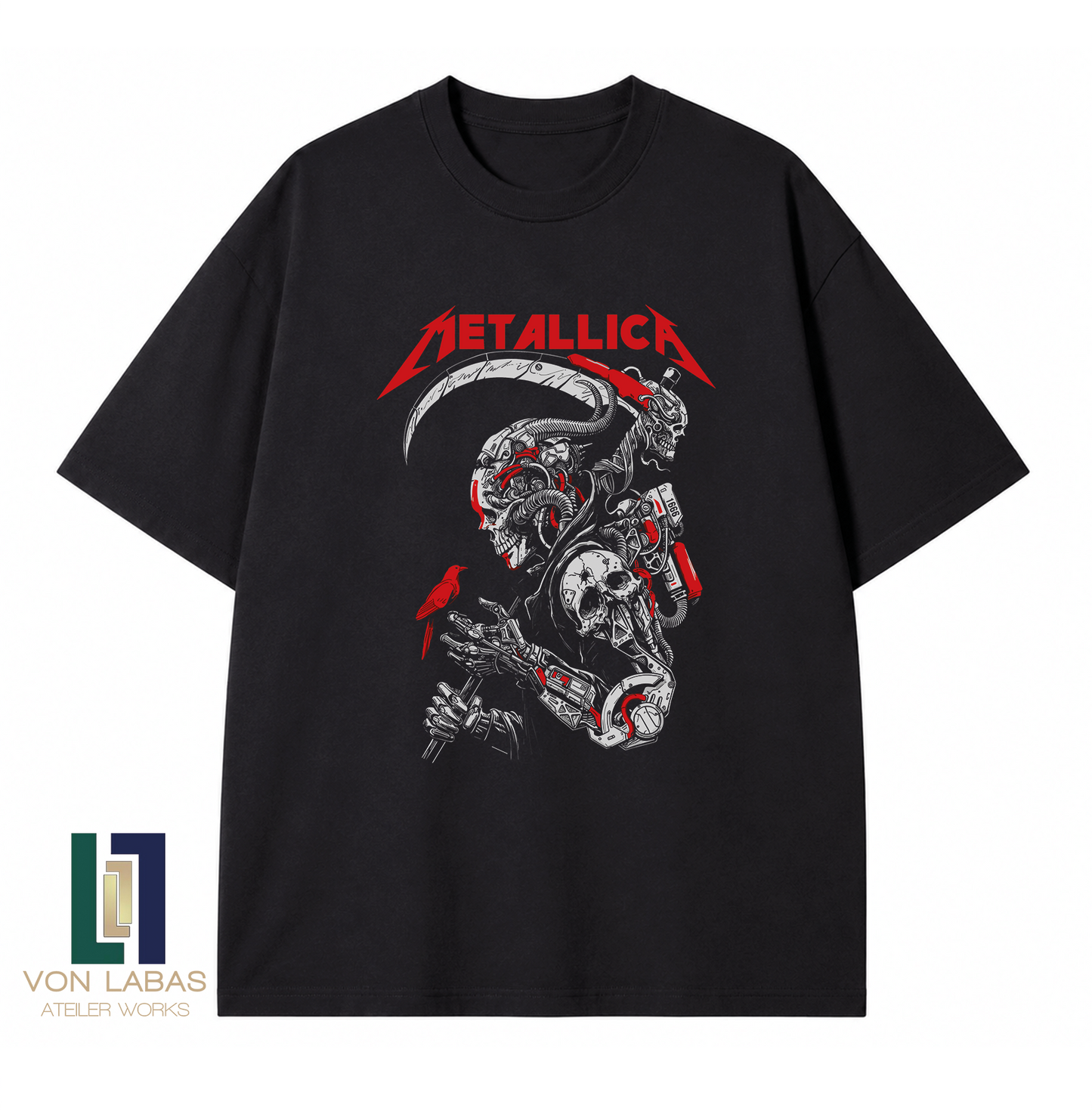 Metallica Baskılı Oversize T-Shirt