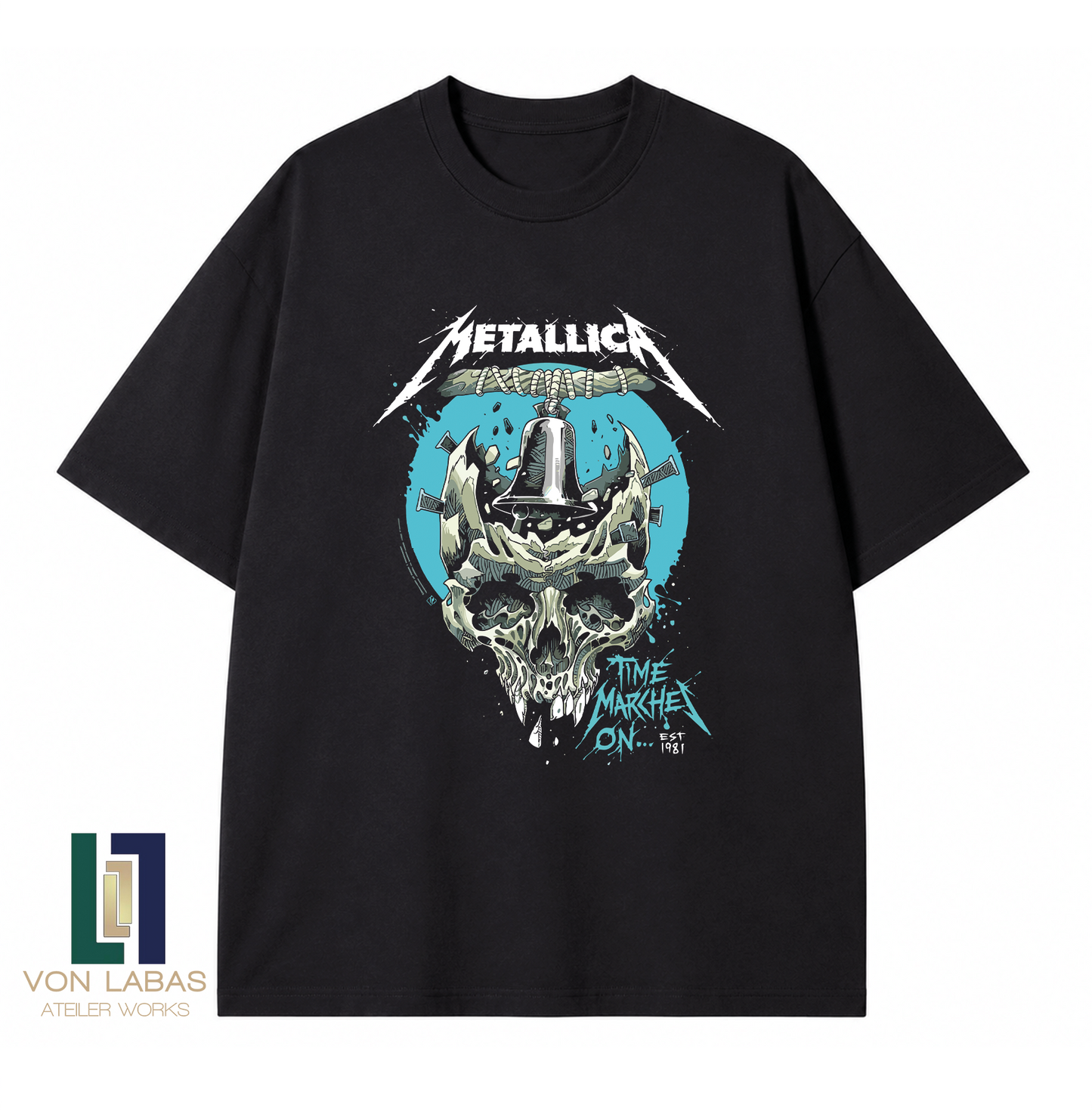 Metallica Baskılı Oversize T-Shirt