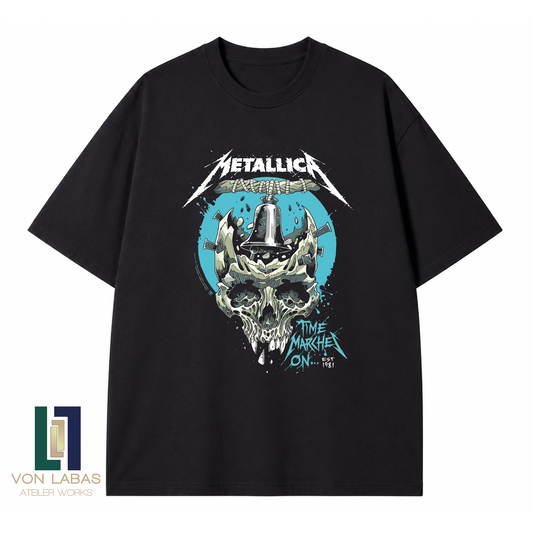 Metallica Baskılı Oversize T-Shirt