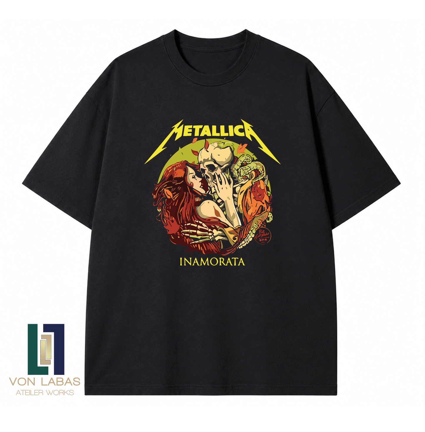 Metallica Baskılı Oversize T-Shirt