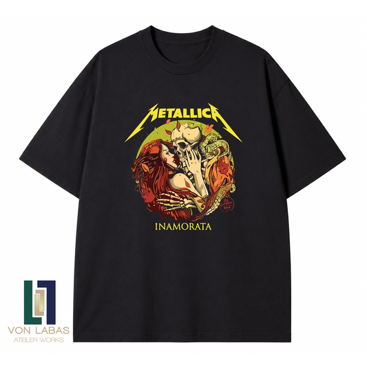 Metallica Baskılı Oversize T-Shirt