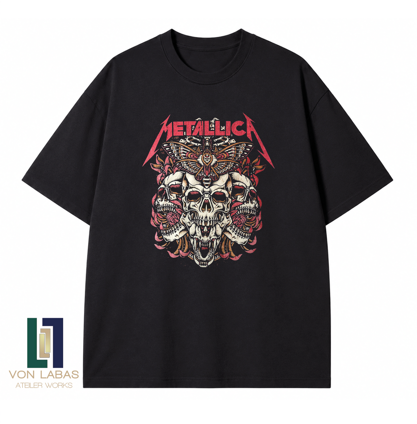 Metallica Baskılı Oversize T-Shirt