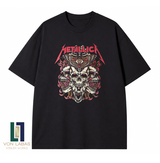 Metallica Baskılı Oversize T-Shirt