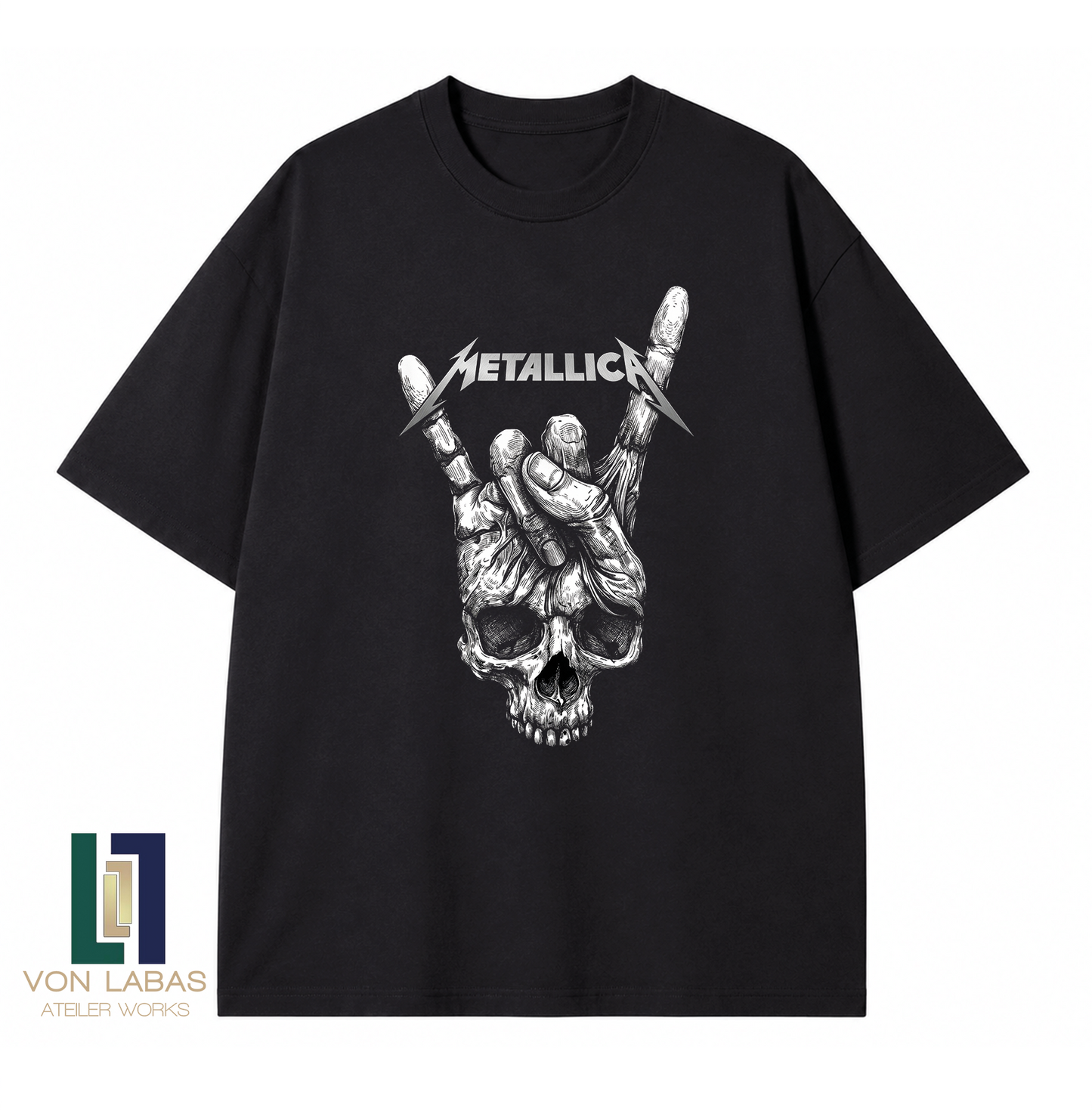 Metallica Baskılı Oversize T-Shirt