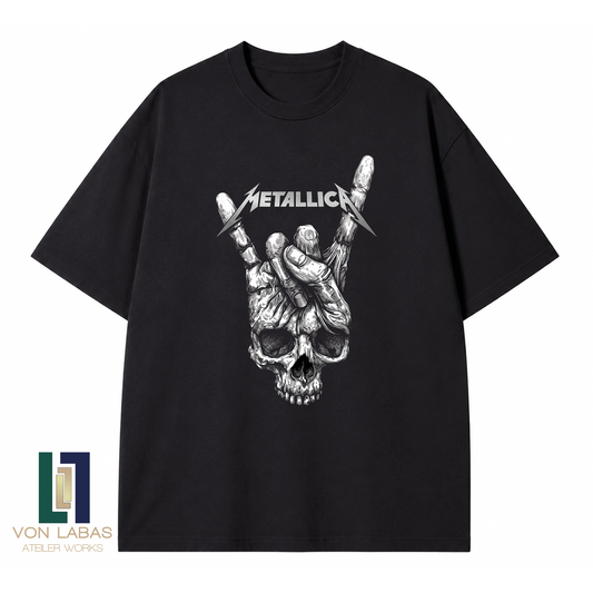 Metallica Baskılı Oversize T-Shirt