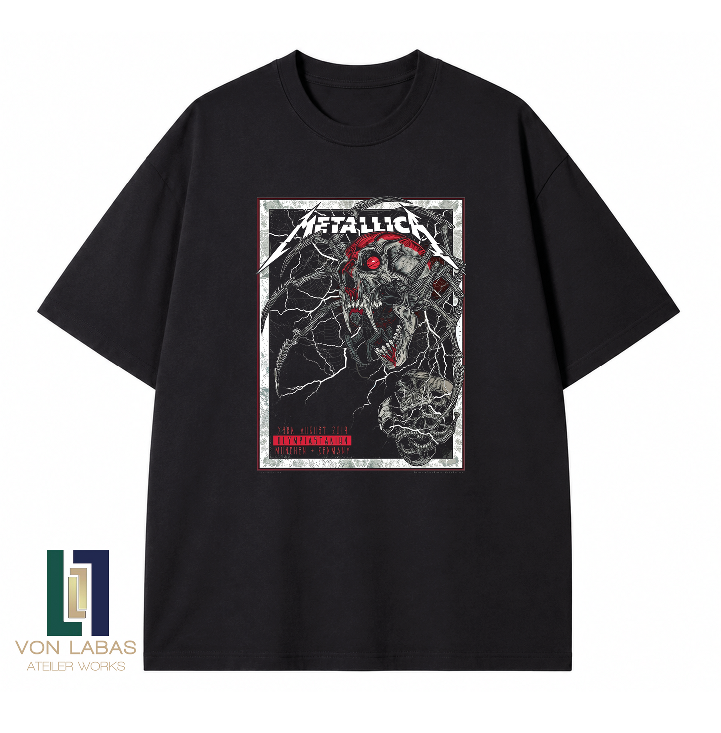 Metallica Baskılı Oversize T-Shirt