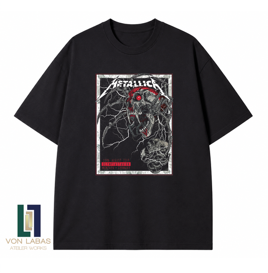 Metallica Baskılı Oversize T-Shirt