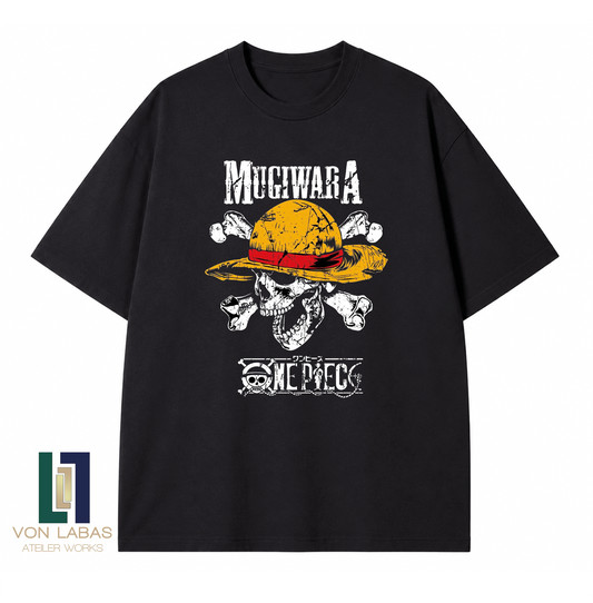 One Piece Baskılı Oversize T-Shirt