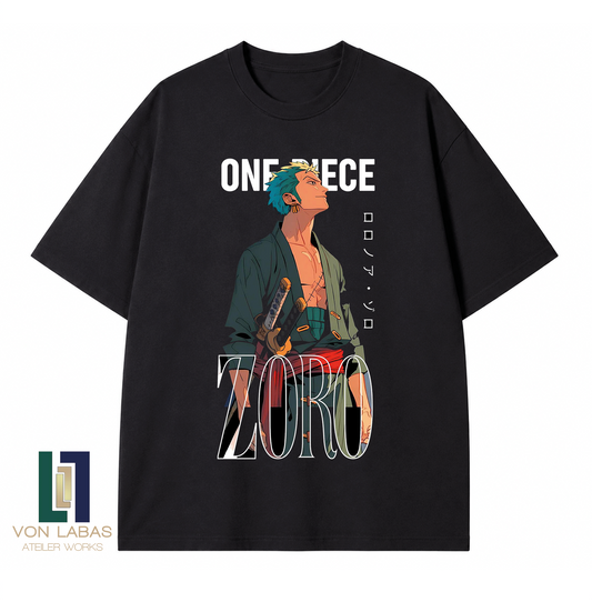One Piece Baskılı Oversize T-Shirt