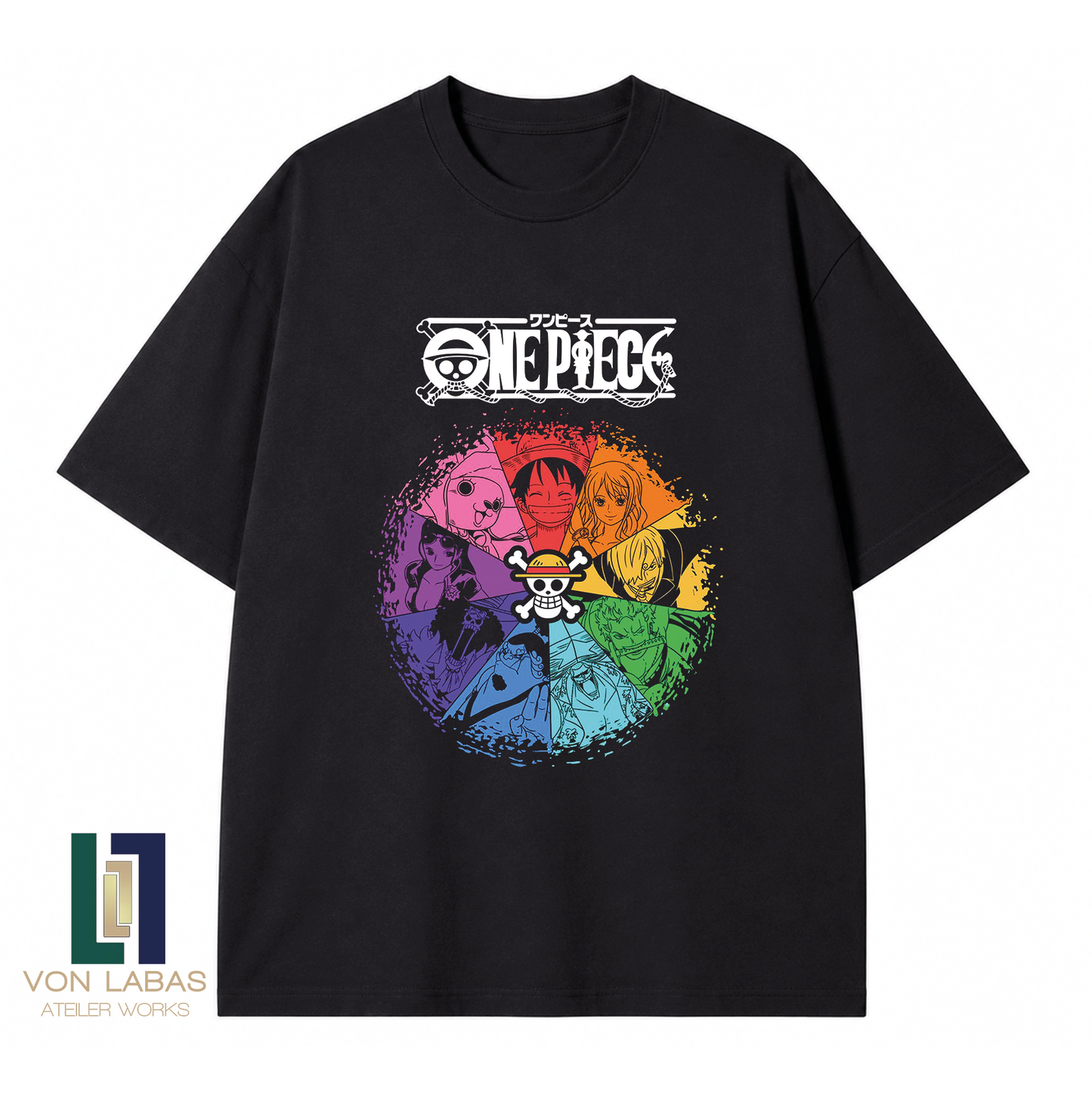 One Piece Baskılı Oversize T-Shirt
