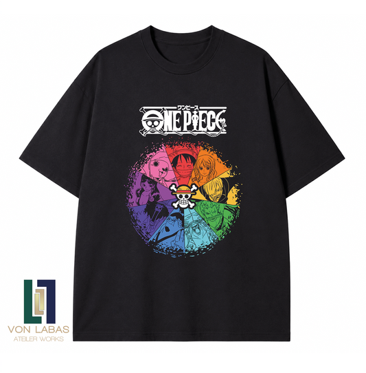 One Piece Baskılı Oversize T-Shirt