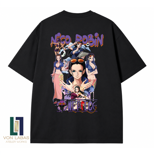 One Piece Baskılı Oversize T-Shirt