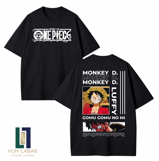 One Piece Baskılı Oversize T-Shirt